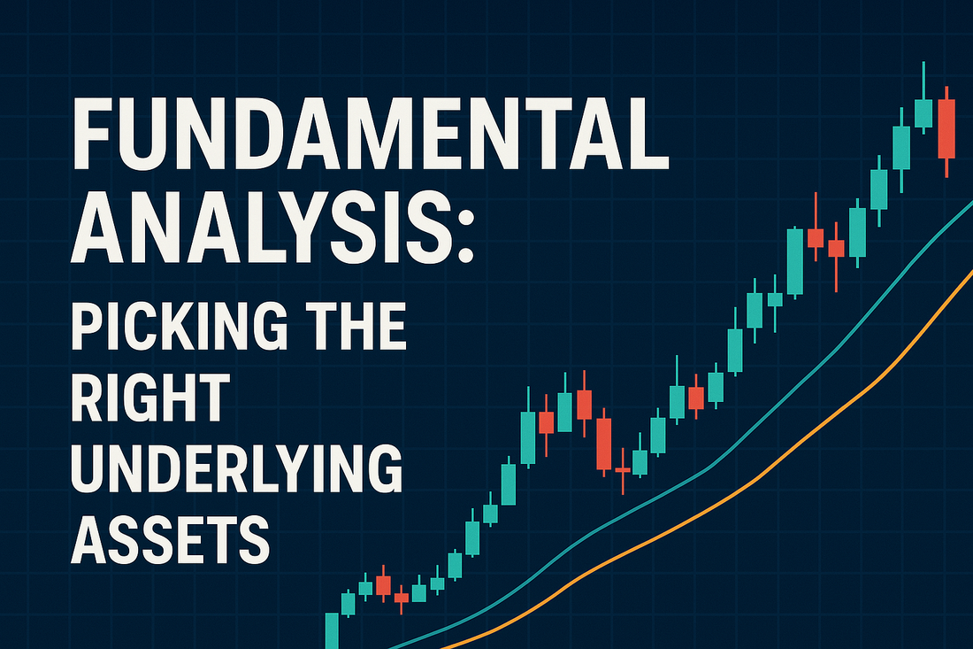 Fundamental Analysis: Picking the right underlying assets