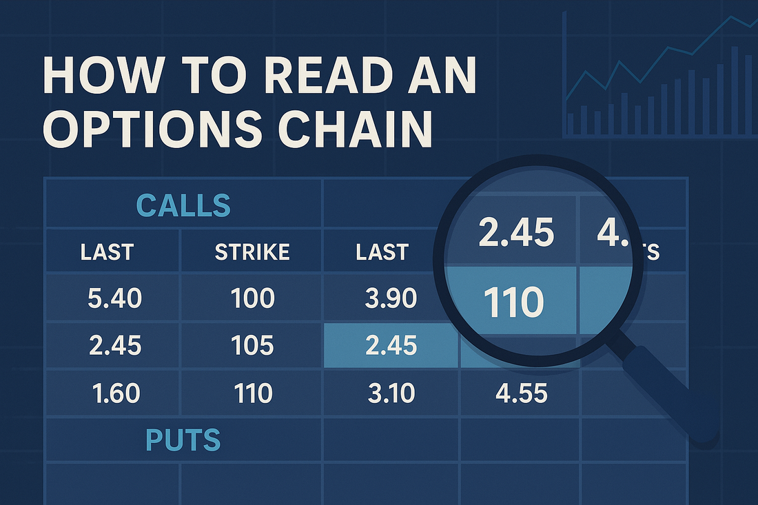 Options Chain Labeled How to Read an Options Chain: A Step-by-Step Guide – Option Stranglers
