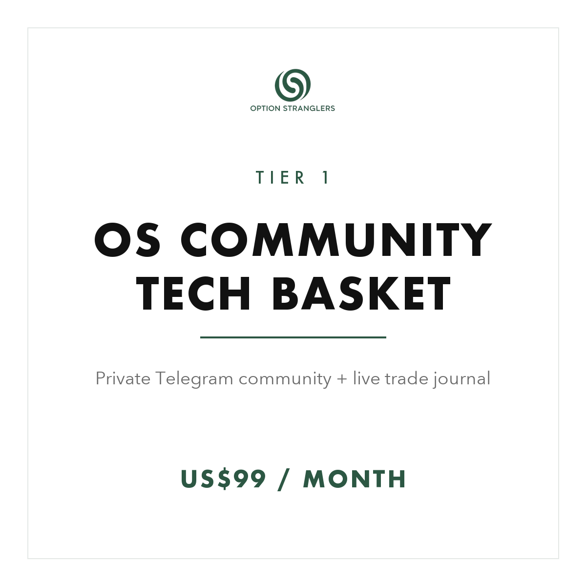 OS Community — Tech Basket (Monthly)