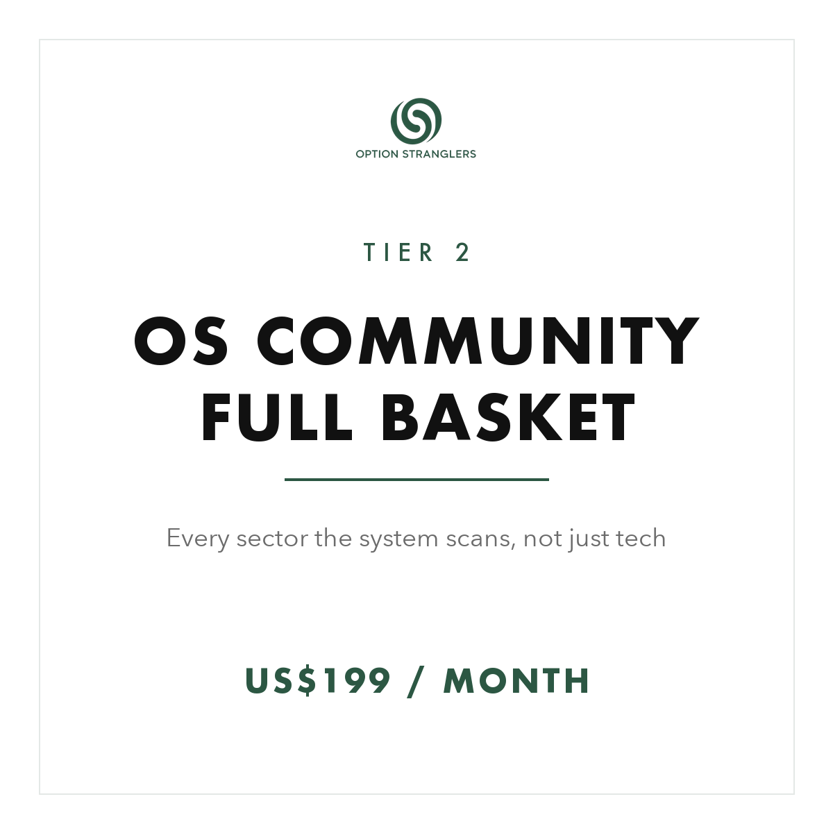 OS Community — Full Basket (Monthly)