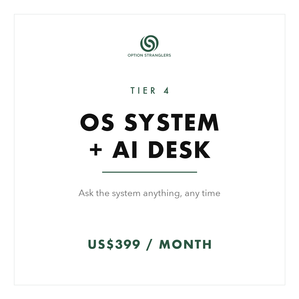 OS System + AI Desk (Monthly)